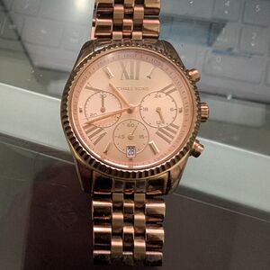 Michael Kors Rose Gold Chronograph Watch